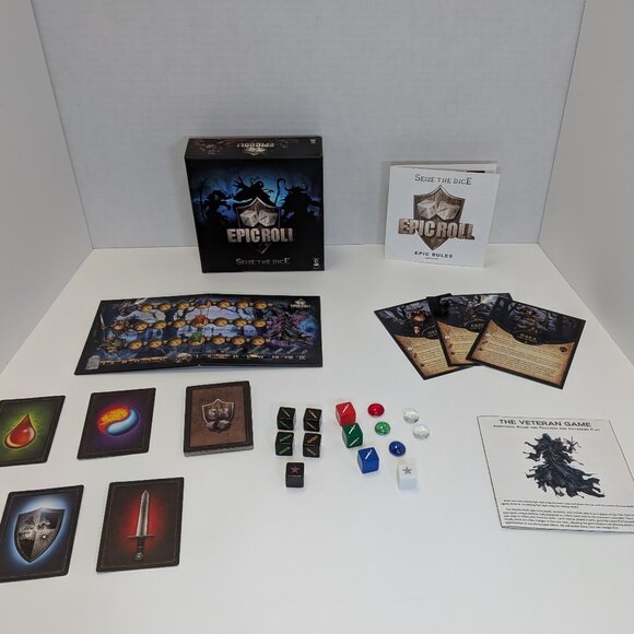 Epic Roll Board Game Plus Expansion Seize the Dice Summon Entertainment Complete - Picture 5 of 12
